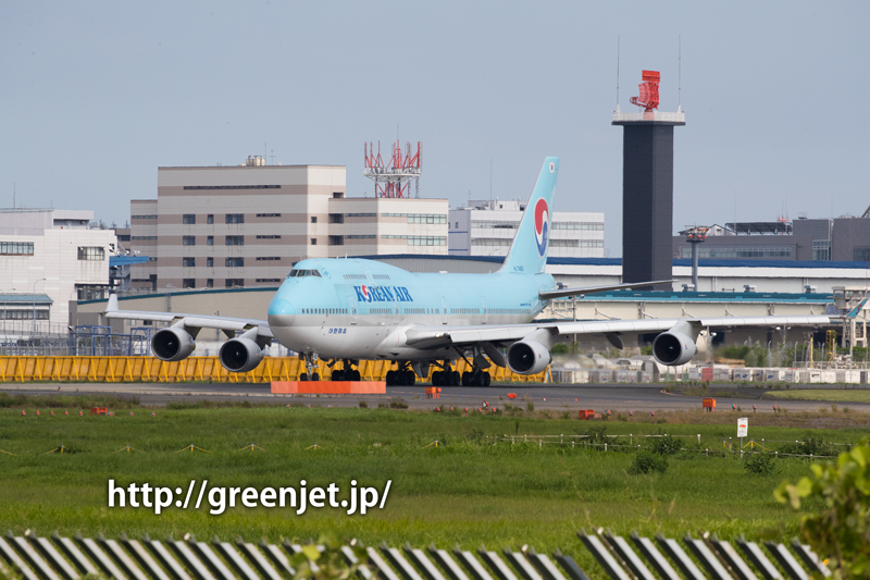 成田 さくらの山 大韓航空 ボーイング 747-4B5