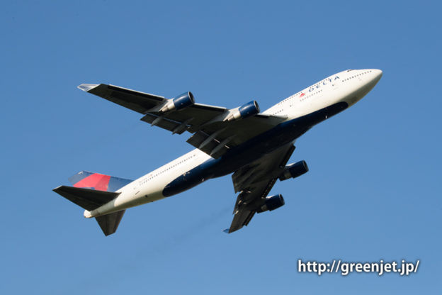 デルタ航空のボーイング747-451