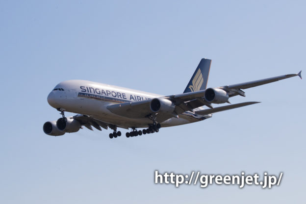 シンガポール航空のエアバスA380-841