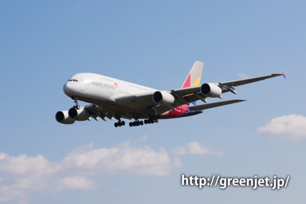 アシアナ航空のエアバスA380-841
