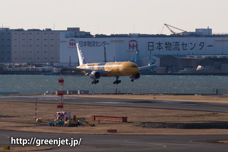 C-3PO ANA-JET/羽田空港 RWY34L 着陸編