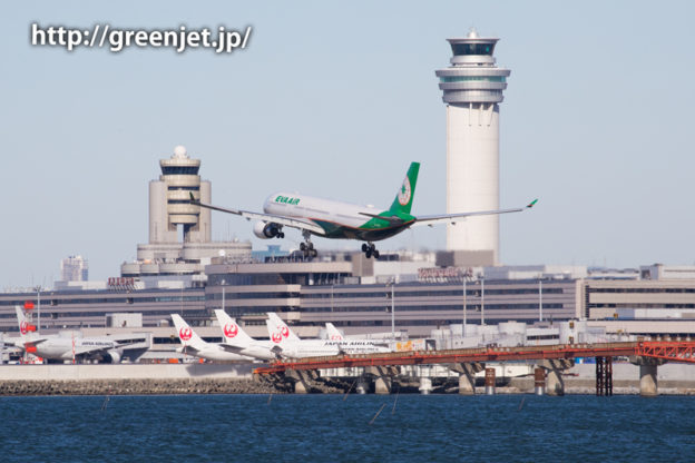 エバー航空のエアバスA330＠浮島