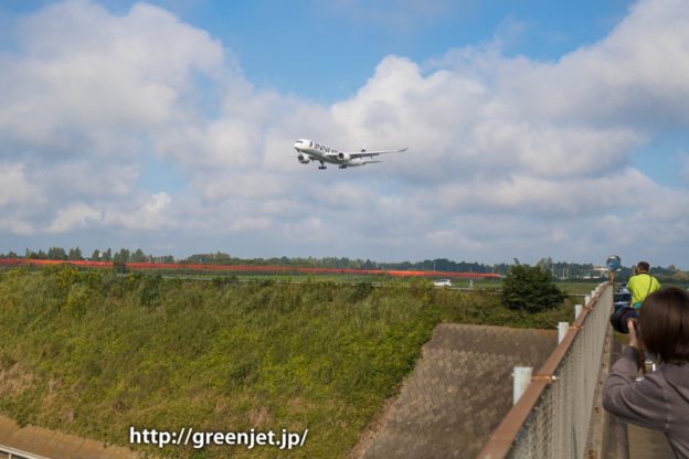 【成田の飛行機撮影スポット】第三四本木橋@フィンエアーのA350