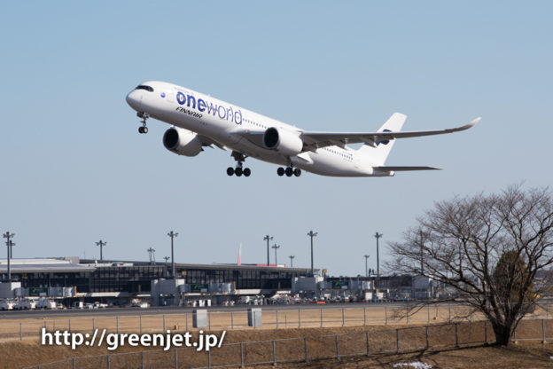フィンエアーのエアバスA350＠奥の細道