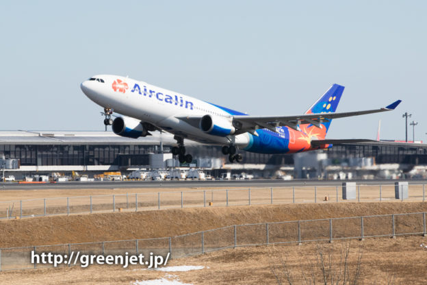 エアカランのエアバスA330＠奥の細道