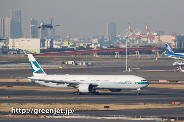 キャセイパシフィックのB777＠羽田
