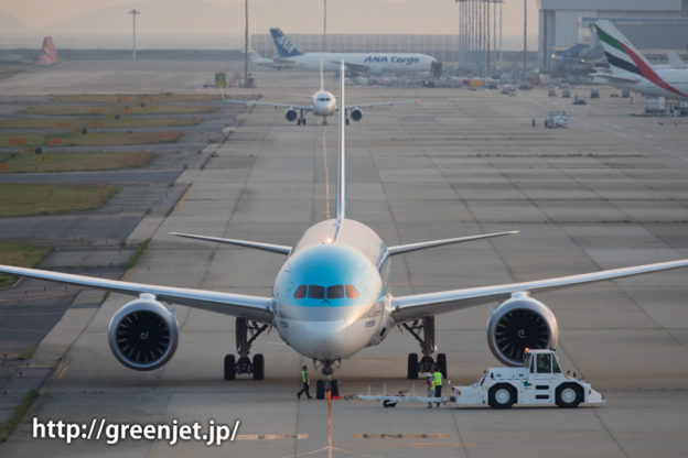 大韓航空のB787-9 DREAMLINER＠関空