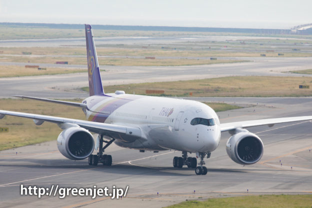 タイ航空のA350＠関空