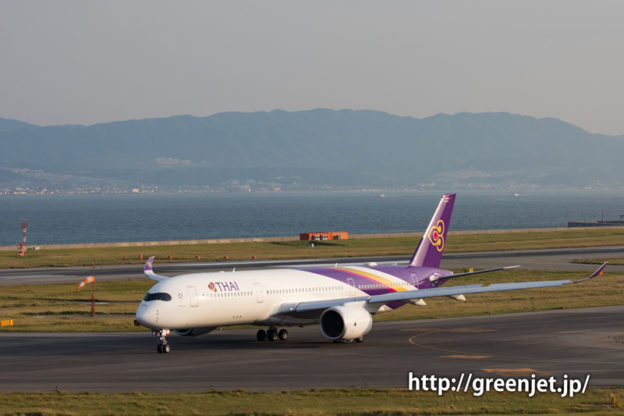 タイ航空のA350＠関空