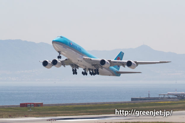 大韓航空のジャンボ＠関空