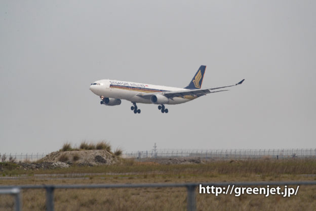 シンガポール航空のA330@関空