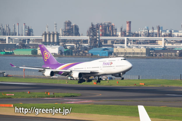 タイ国際空港のジャンボ（B747）＠羽田