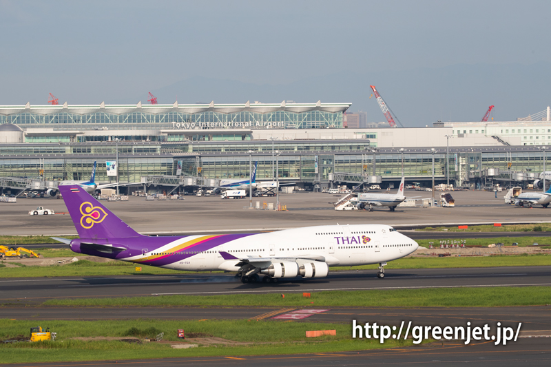 タイ国際空港のジャンボ（B747）＠羽田