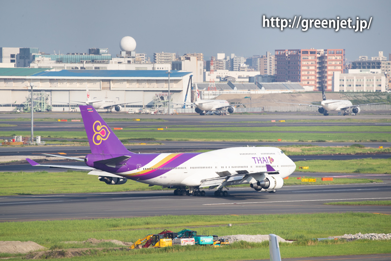 タイ国際空港のジャンボ（B747）＠羽田