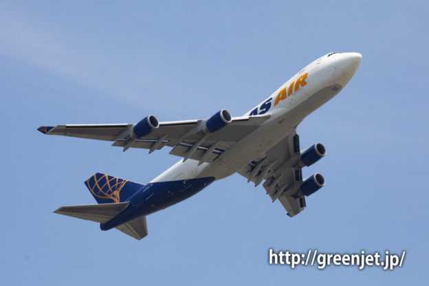 アトラスエアーのB747＠さくらの丘