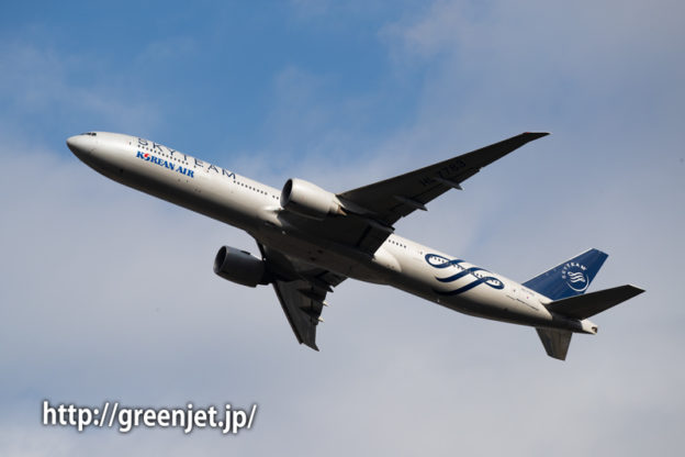 スカイチーム塗装のB777＠大韓航空