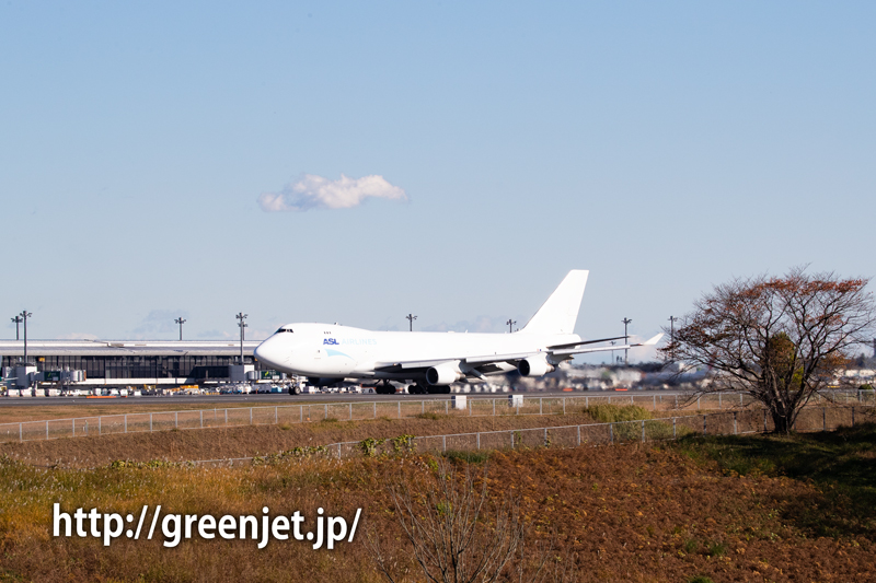 ASL航空ベルギー～成田へ飛来したB747-400