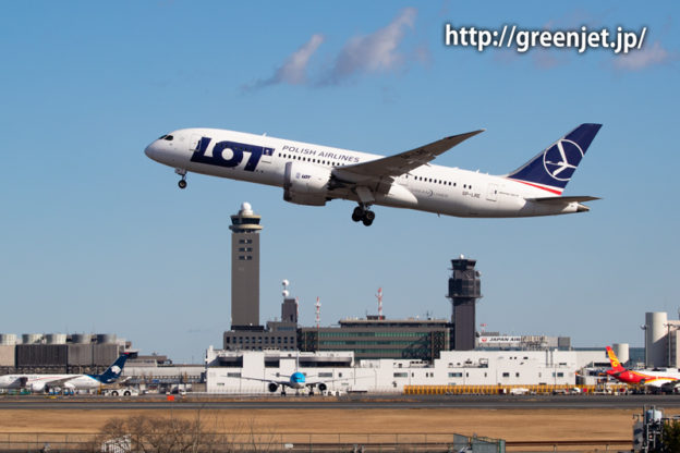LOTのB787-8～成田･奥の細道