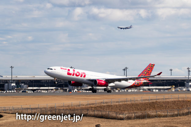 THAI ライオンエアーのエアバスA330＠奥の細道