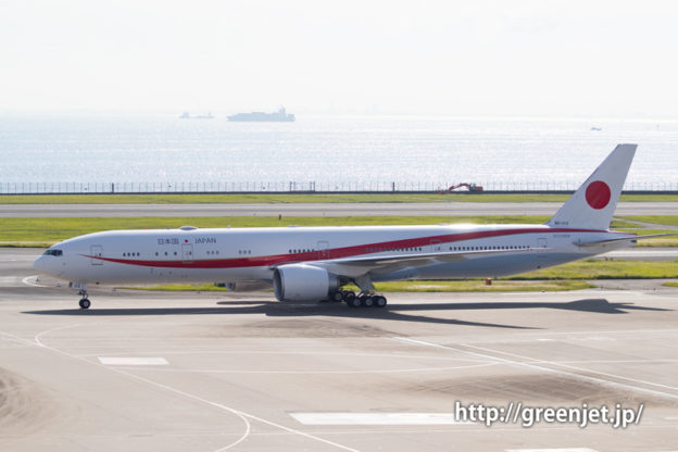 政府専用機のB777を初撮り～羽田