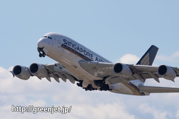 世界最大旅客機を関空で追う～シンガポール