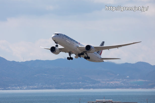 関空！エールフランス！B787～美しいね