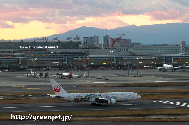 夕焼けの羽田空港～国際ターミナルを望む～