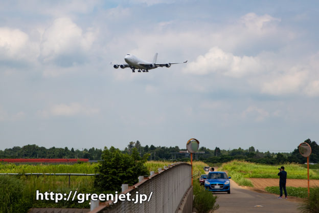 白いジャンボがRWY16Lへ迫る！成田！