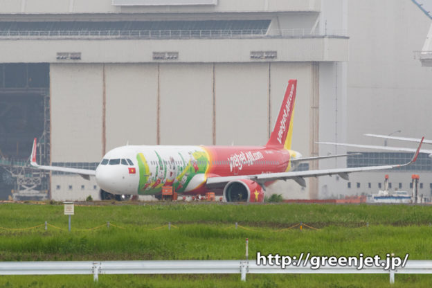 ベトジェットの特別塗装機を成田で捉える！