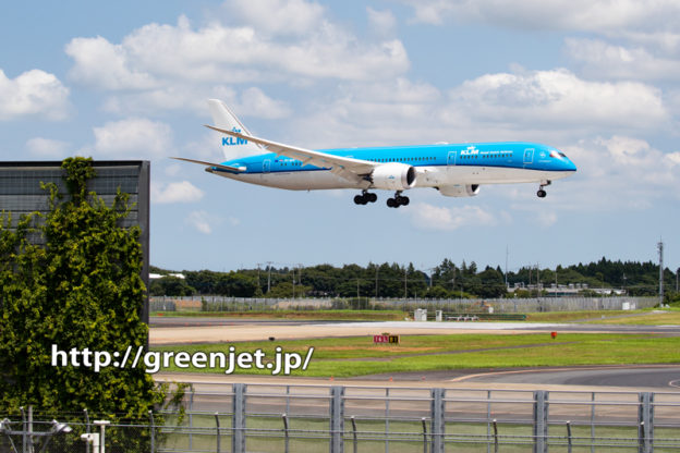 超美しいKLMのB787～十余三東雲の丘