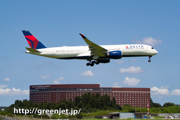 デルタ航空のA350がさくらの山に降臨！