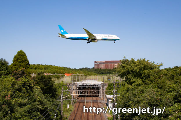 シャーメンB787と電車コラボにトライ！