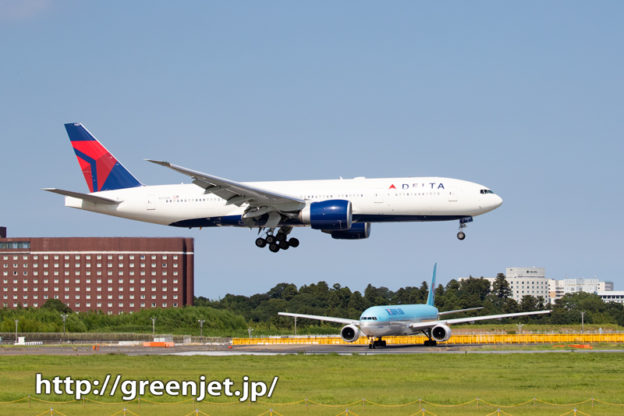 改めてゲジポイントで撮るデルタのB777