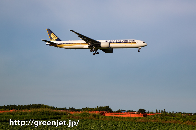 シンガポールのB777～野球場ポイント～