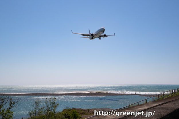 高知で撮った最高に美しい飛行機は逆光で！