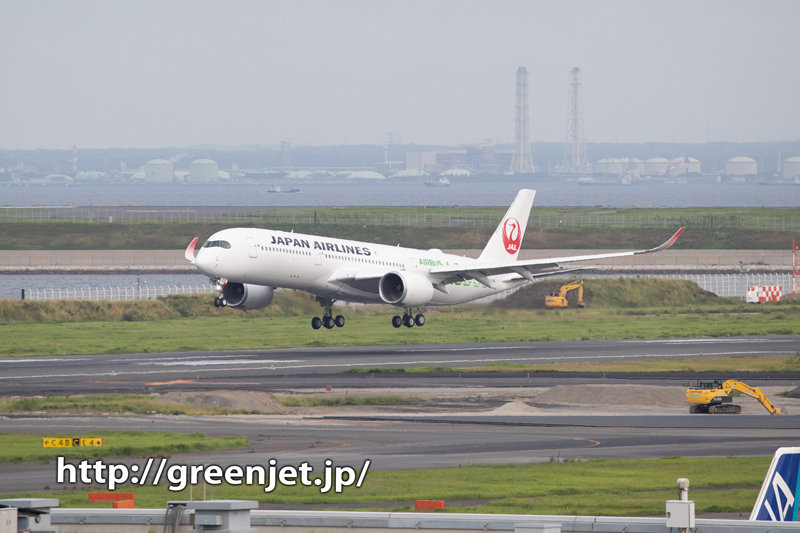 JAL エアバスA350 3号機を初撮り