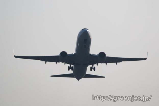 素敵！宮崎のRWY27から離陸する飛行機