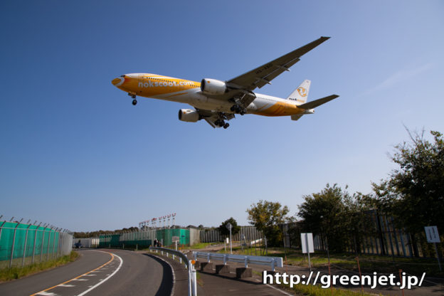 ノックスクートB777を東峰トンネル前で
