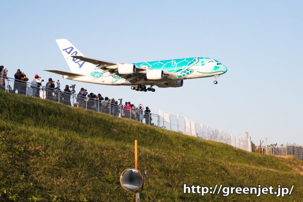 フライングホヌ2号機を超迫ショットで迫る