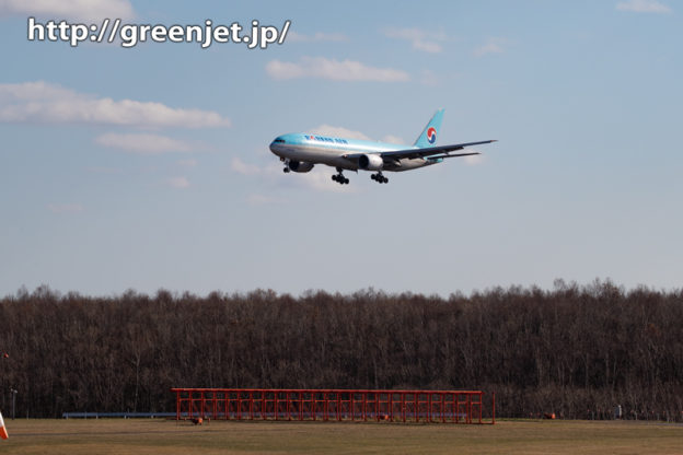 コリアンのB777は新千歳でも輝くでしょ