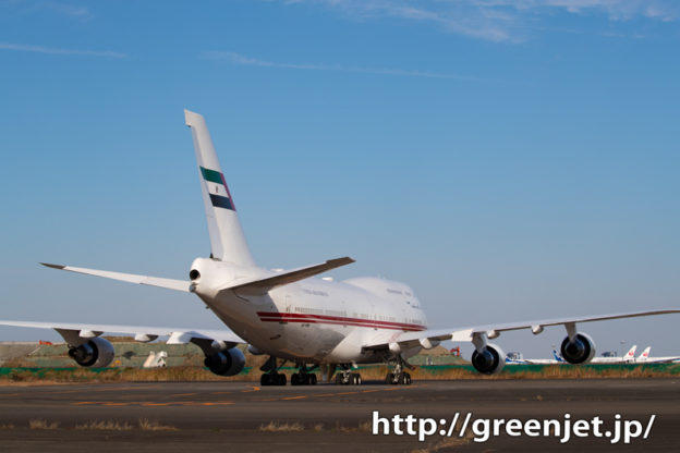 アラブ首長国連邦(UAE)の政府専用機！