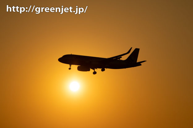 夕日と絡む飛行機写真は何でこんなに美しい