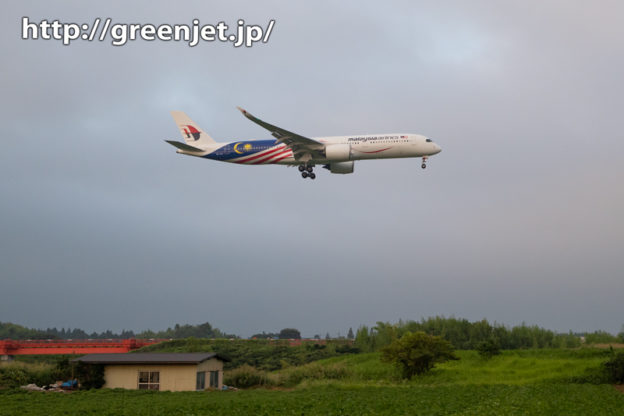 飛行機＠マレーシア独立60周年／A350