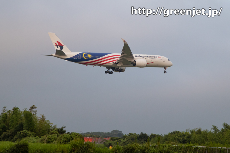 飛行機＠マレーシア独立60周年／A350