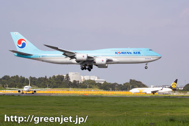 珍しく成田Aラン降り～ジャンボの飛行機写真