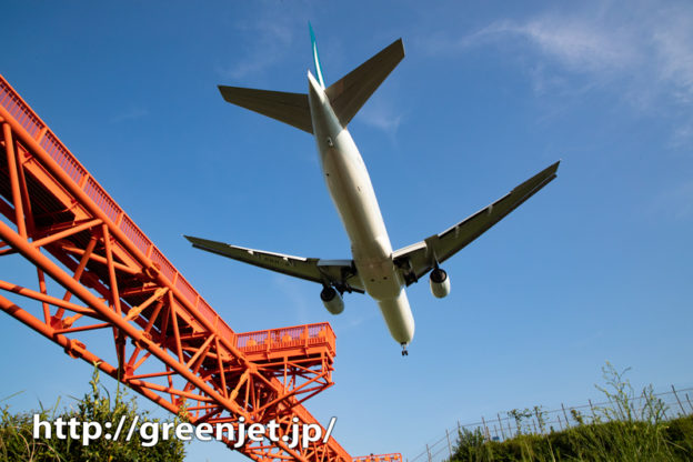 成田で飛行機のお腹を撮る！キャセイ