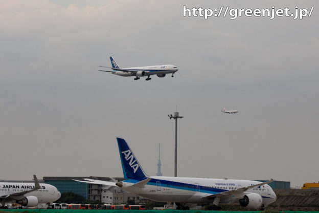 羽田RWY16Rに降りる飛行機をこの目線で