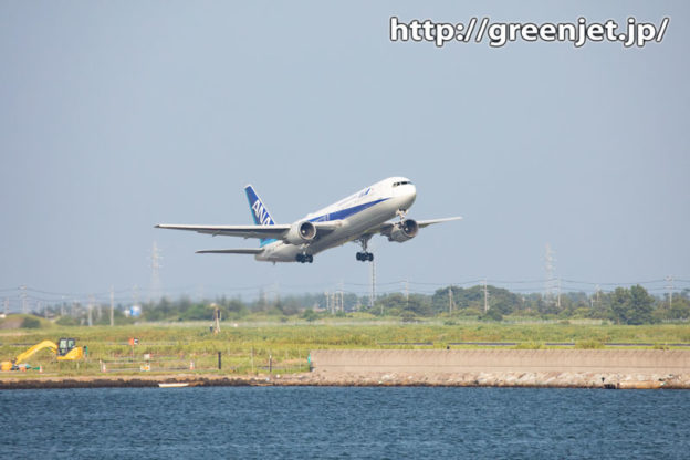 【米子の飛行機撮影ポイント】中海干拓地