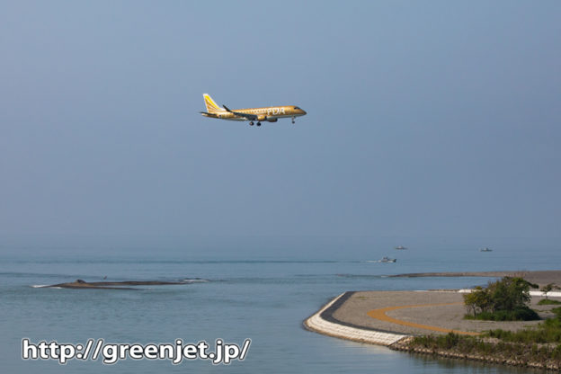 やっぱ美しい高知竜馬空港に臨む海と飛行機