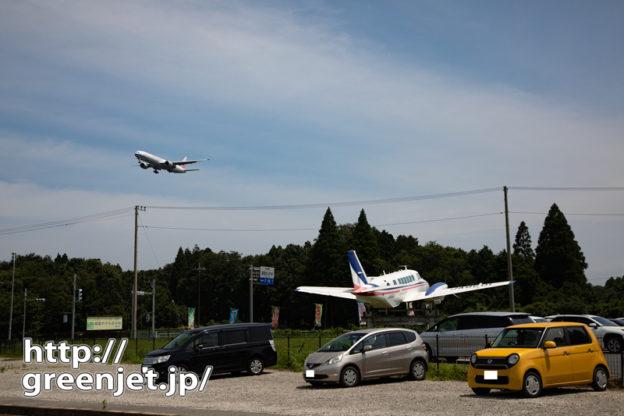 展示機と現役の飛行機